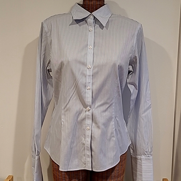 Brooks Brothers Striped Button Down Top - Picture 2 of 7